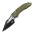 Microtech Stitch Fluted G10 OD Green sulankstomas peilis 169RL-1FLGTOD