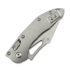 Microtech Stitch Mini Marfione Select S/E Stonewash 折叠刀, Slab Titanium, blue accent 169MRL-10MS2
