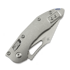 Microtech Stitch Mini Marfione Select S/E Stonewash 折叠刀, Slab Titanium, blue accent 169MRL-10MS2