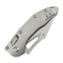 Microtech Stitch Mini Marfione Select S/E Stonewash 折叠刀, Slab Titanium, purple accent 169MRL-10MS3