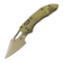 Zav&iacute;rac&iacute; nůž Microtech Stitch Mini S/E Stonewash Antique Gold Slab Side Titanium, bronzed accent 169MRL-13MS2