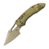 Zavírací nůž Microtech Stitch Mini S/E Stonewash Antique Gold Slab Side Titanium, bronzed accent 169MRL-13MS2