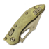 Zav&iacute;rac&iacute; nůž Microtech Stitch Mini S/E Stonewash Antique Gold Slab Side Titanium, bronzed accent 169MRL-13MS2