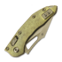 Zavírací nůž Microtech Stitch Mini S/E Stonewash Antique Gold Slab Side Titanium, bronzed accent 169MRL-13MS2