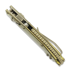 Zavírací nůž Microtech Stitch Mini S/E Stonewash Antique Gold Slab Side Titanium, bronzed accent 169MRL-13MS2