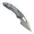 Microtech Stitch Ram-Lok sulankstomas peilis, Ice Blue Ano Frag, Stonewash 169RL-10FRMS6