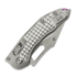 Microtech Stitch Stonewash Frag Titanium foldekniv, purple accents 169RL-10FRMS3