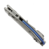 Liigendnuga Microtech Stitch Stonewash Slab Titanium, blue accents 169RL-10MS2
