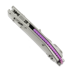 Skladací nôž Microtech Stitch Stonewash Slab Titanium, purple accents 169RL-10MS3