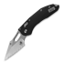 Microtech Stitch Stonewashed Full Serrated, Fluted G10 Black 169RL-12FLGTBK