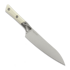 Kuchyňský nůž Microtech Utility Knife 6" Bolstered - Stonewash - Ivory G10 3400B-10IV