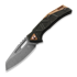 Midgards-Messer Bifur Damascus sulankstomas peilis, Titanium/Copper