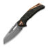 Coltello pieghevole Midgards-Messer Bifur Damascus, Titanium/Copper