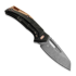 Midgards-Messer Bifur Damascus sulankstomas peilis, Titanium/Copper