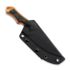 Midgards-Messer Kattegat Orange Aluminum/Carbon Fibre veitsi