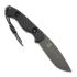 Mikituk Knife Sharpak - K110 - G10 veitsi, musta