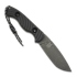 Mikituk Knife Sharpak - K110 - G10 veitsi, musta