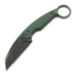 MK Knives & Tools Claw "FTB" peilis, Green G-10, DLC