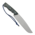 MK Knives & Tools Crowbar FTB Elmax peilis, Blue & Black Canvas Micarta