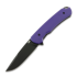 MK Knives & Tools Humbler Nightberry sulankstomas peilis, Black Stonewash