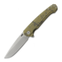 MK Knives & Tools Ingeni MT Scatter #2 kääntöveitsi, Brass Green Titanium