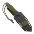 MK Knives & Tools Nomad "FTB" knife, Green Micarta/Brown G-10, Bead Blasted