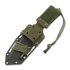 MK Knives & Tools Nomad "FTB" knife, Green Micarta/Brown G-10, Bead Blasted