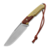 MK Knives & Tools Nomad "FuturePunk" peilis, Coyote/Ruby Red G-10, Blasted