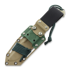 MK Knives & Tools Nomad "FuturePunk" veitsi, D.Tan/Green G-10, Blasted