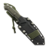 MK Knives & Tools Nomad "FuturePunk" peilis, Green Canvas Micarta, Blasted