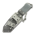 MK Knives & Tools Nomad "FuturePunk" peilis, Two-tone Gray G-10, Blasted
