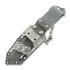 MK Knives & Tools Nomad "FuturePunk" veitsi, Two-tone Gray G-10, Blasted