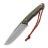 MK Knives & Tools Nomad "Postapo" peilis, Green Micarta/Red G-10, Blasted