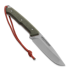MK Knives & Tools Nomad "Postapo" veitsi, Green Micarta/Red G-10, Blasted