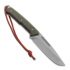 MK Knives & Tools Nomad "Postapo" peilis, Green Micarta/Red G-10, Blasted