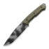 MK Knives & Tools Nomad Prototype peilis, Green Canvas Micarta, Camo PVD