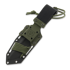 MK Knives & Tools Nomad Tanto "FTB" peilis, Black Micarta/OD Green G-10 Liners, DLC