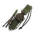 MK Knives & Tools Venn "Camp Ant" knife, Brown Micarta/OD Green G-10, Blasted