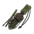 MK Knives & Tools Venn "Camp Ant" veitsi, Brown Micarta/OD Green G-10, Blasted
