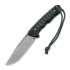 MK Knives & Tools Venn "FTB" peilis, Black/Forest Green G-10, Glass Blasted