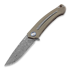 MKM Knives Arvenis Damasteel sulankstomas peilis, bronze MKFX01DL