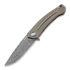 MKM Knives Arvenis Damasteel kääntöveitsi, bronze MKFX01DL