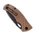 MKM Knives Ciras - Black Top Shield - G10 sulankstomas peilis, coyote tan MKCR-GCTB