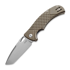 Coltello pieghevole MKM Knives Ciras - Stonewash - G10, verde MKCR-GOD