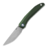 MKM Knives Detonario - M390 - Aluminum kääntöveitsi, vihreä MKDT-AG