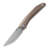 MKM Knives Detonario - M390 - Aluminum sulankstomas peilis, gunmetal MKDT-AGM