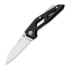 MKM Knives Edge Liner 折叠刀, Black anodized aluminum MKEGL-ABK