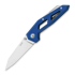 MKM Knives Edge Liner 折叠刀, Blue anodized aluminum MKEGL-ABL