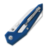 MKM Knives Edge Liner sulankstomas peilis, Blue anodized aluminum MKEGL-ABL