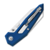 MKM Knives Edge Liner kääntöveitsi, Blue anodized aluminum MKEGL-ABL